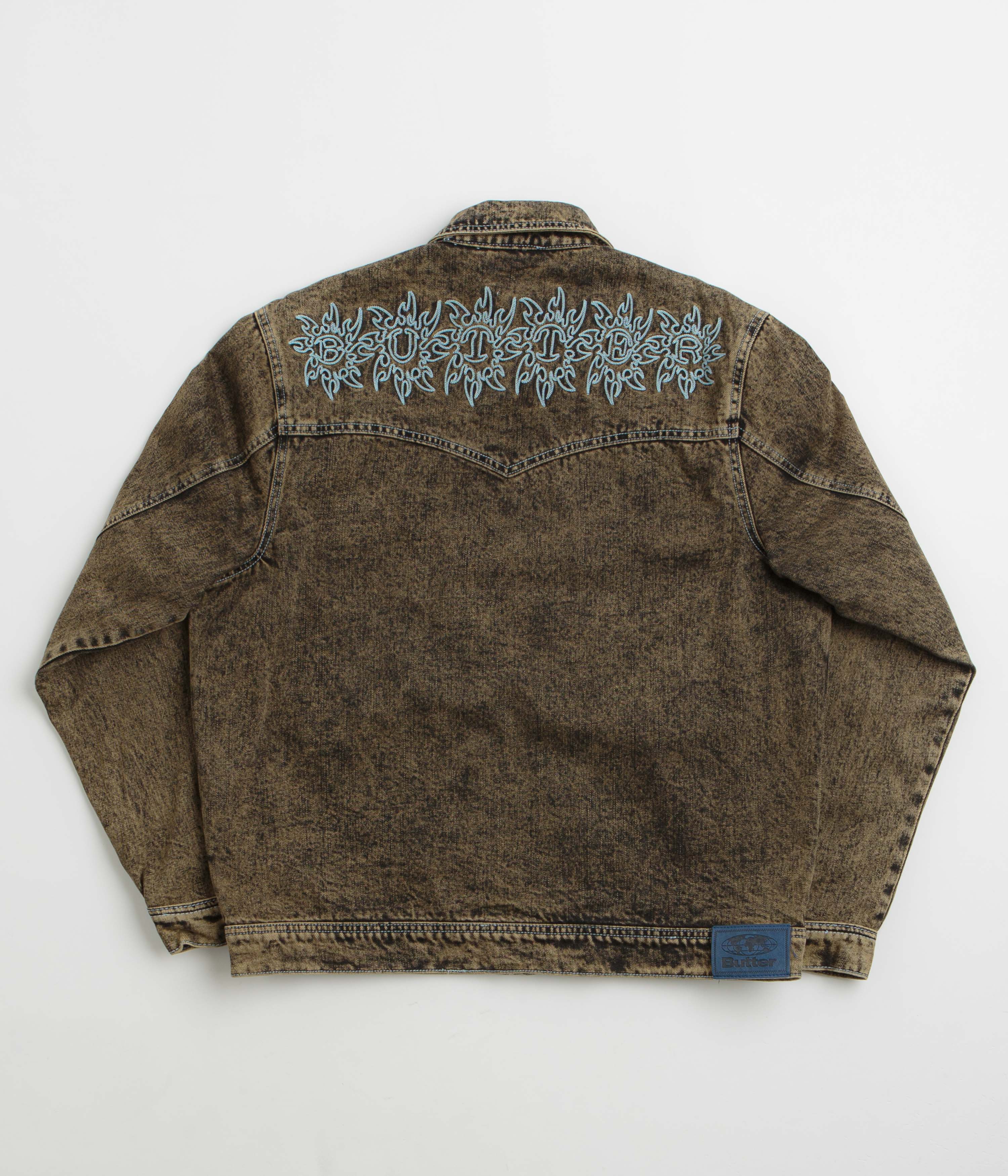 Butter Goods Bronco Denim Jacket - Tinted Brown
