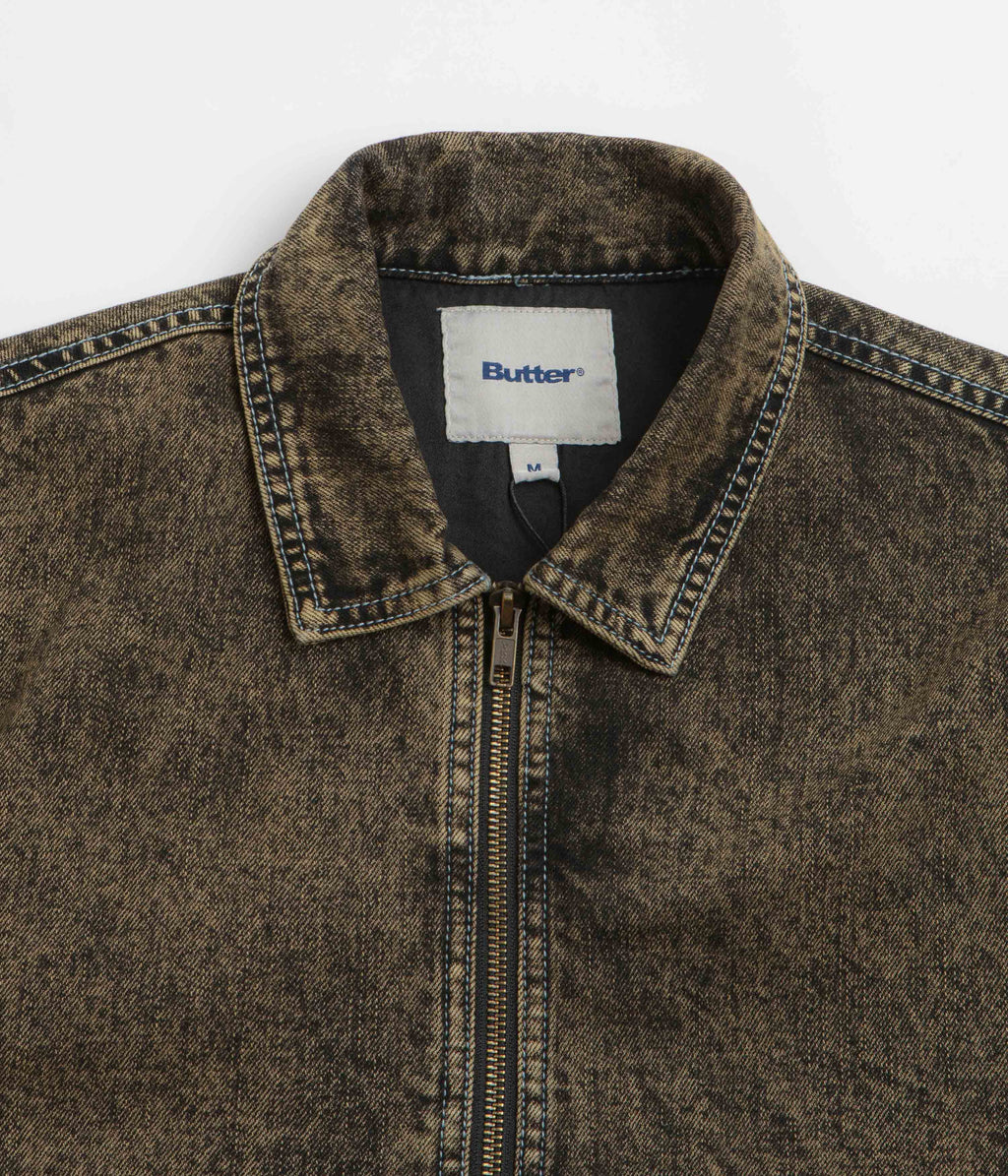 Butter Goods Bronco Denim Jacket - Tinted Brown