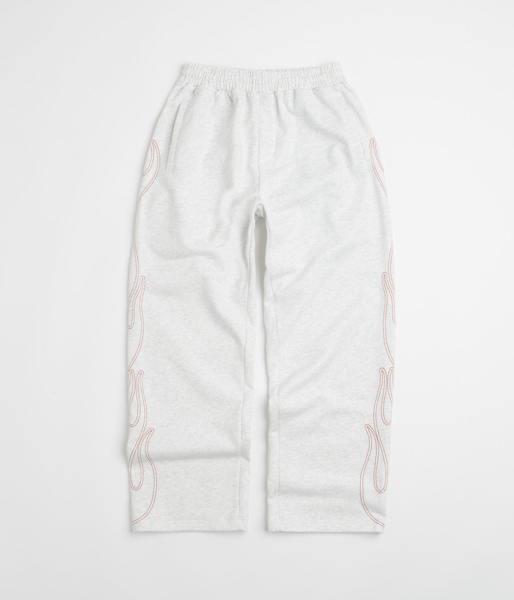 Butter Goods Flame Fleece Pants - Ash