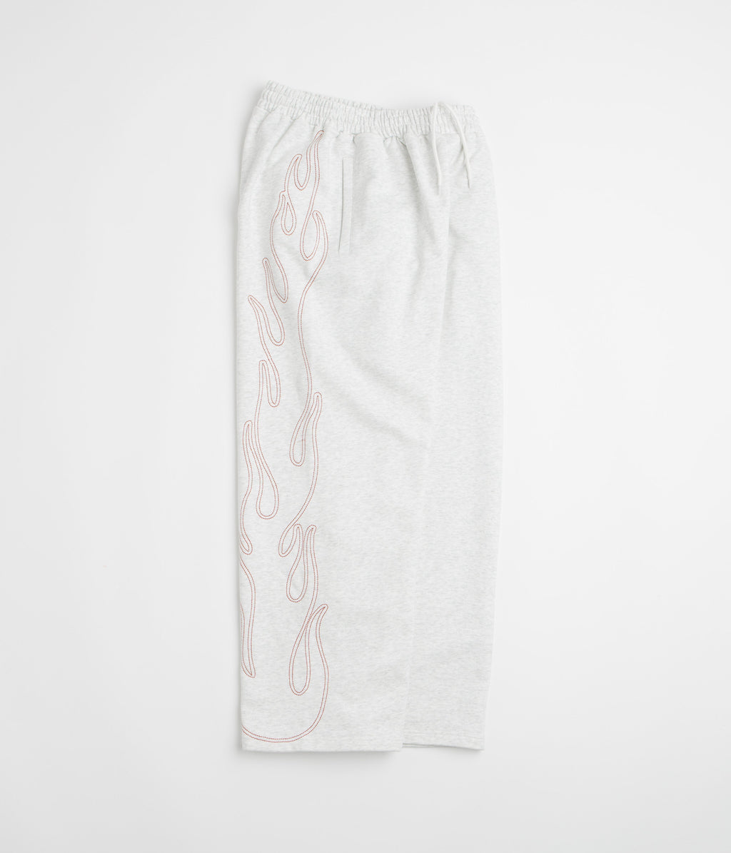 Butter Goods Flame Fleece Pants - Ash