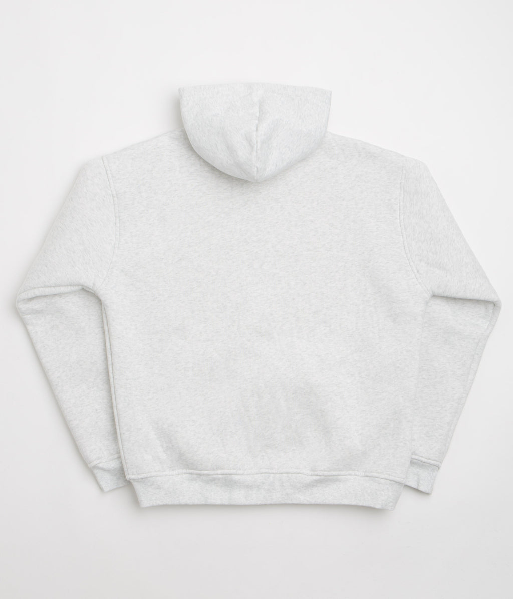 Butter Goods Pile Lined Zip-Thru Hoodie - Ash