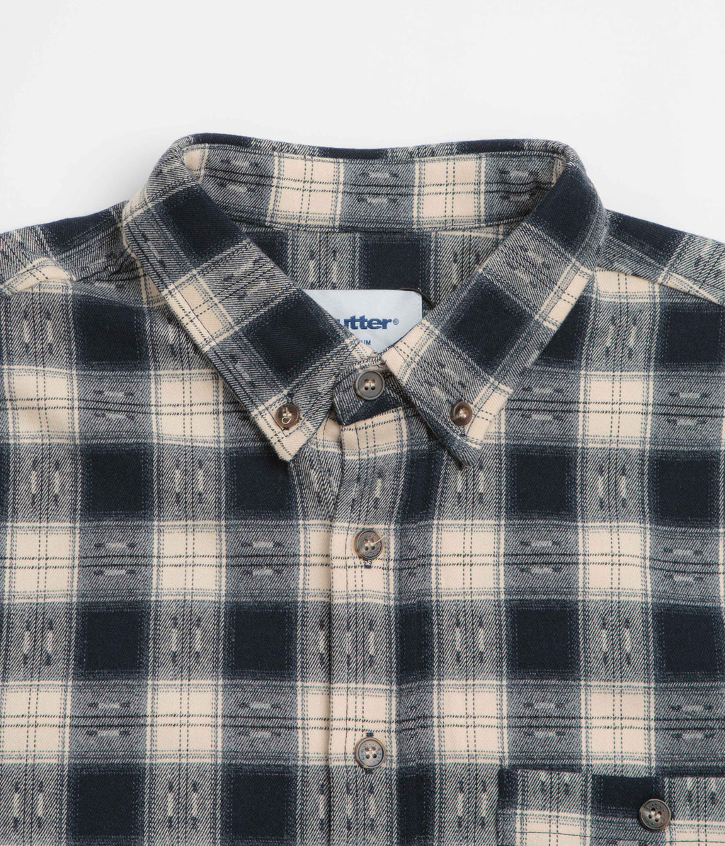Butter Goods Sirocco Shirt - Navy / White