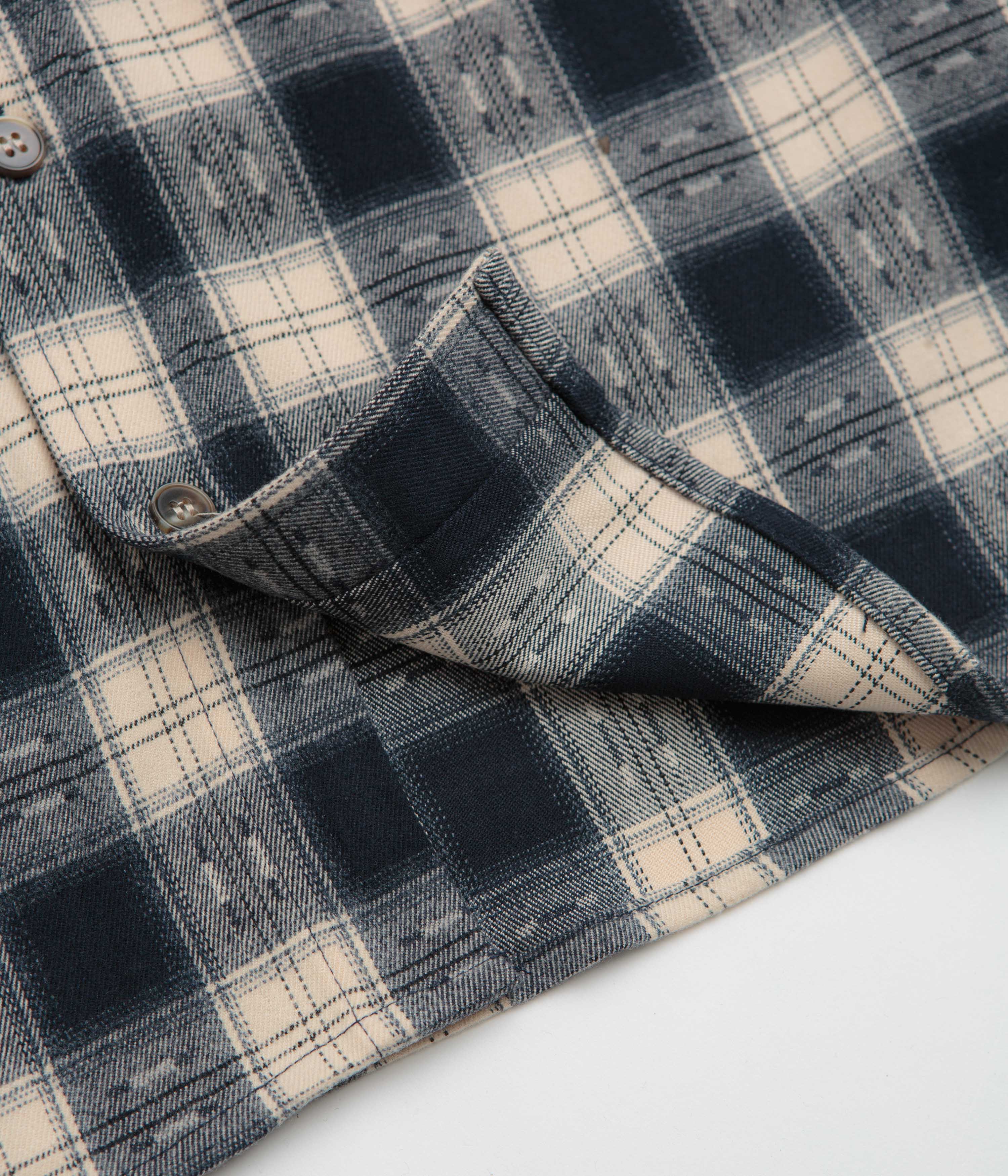 Butter Goods Sirocco Shirt - Navy / White