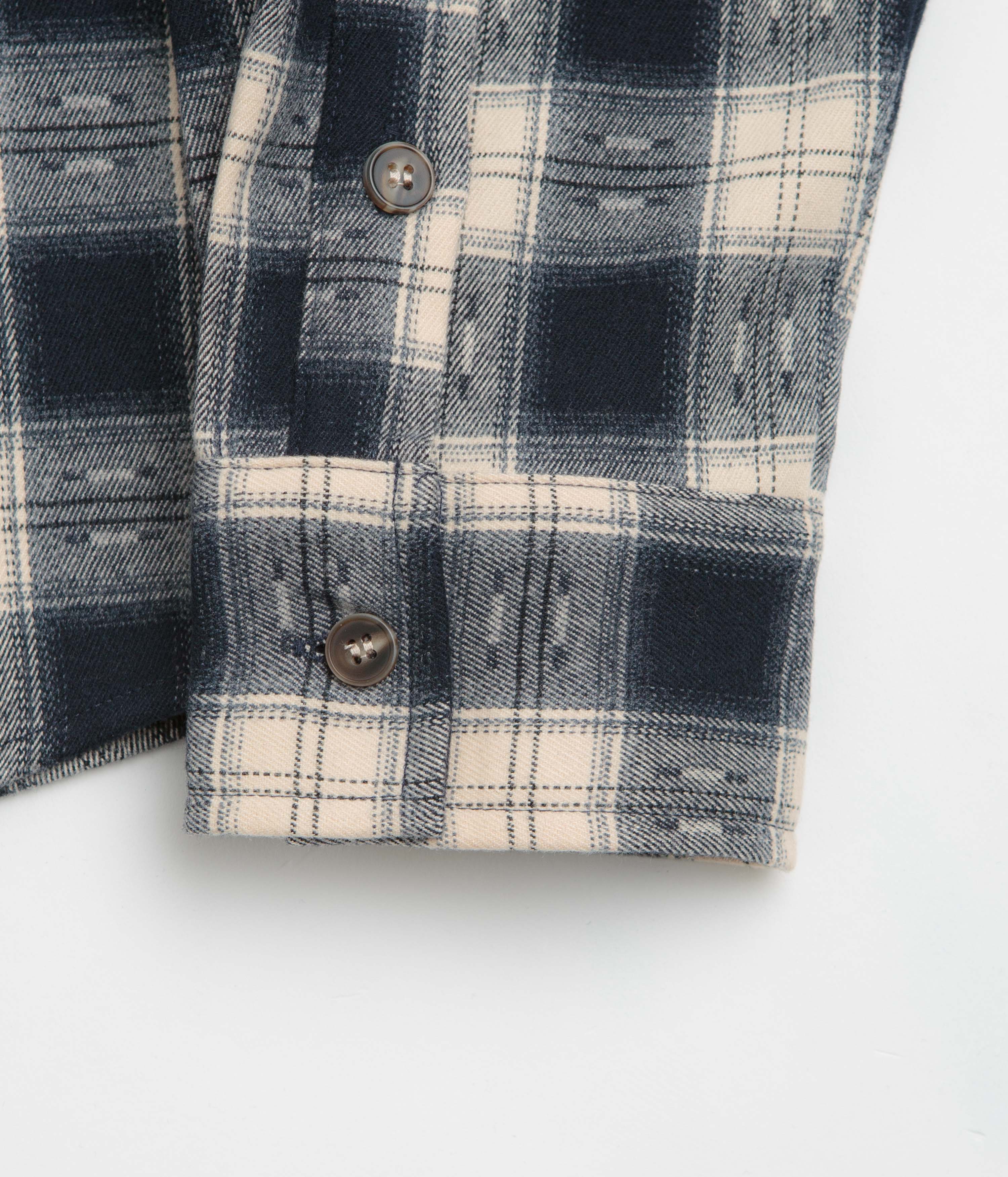 Butter Goods Sirocco Shirt - Navy / White