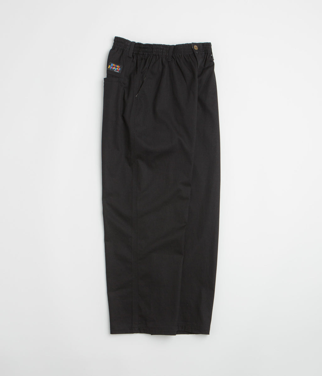 Butter Goods Wide Leg Pants - Black / Black