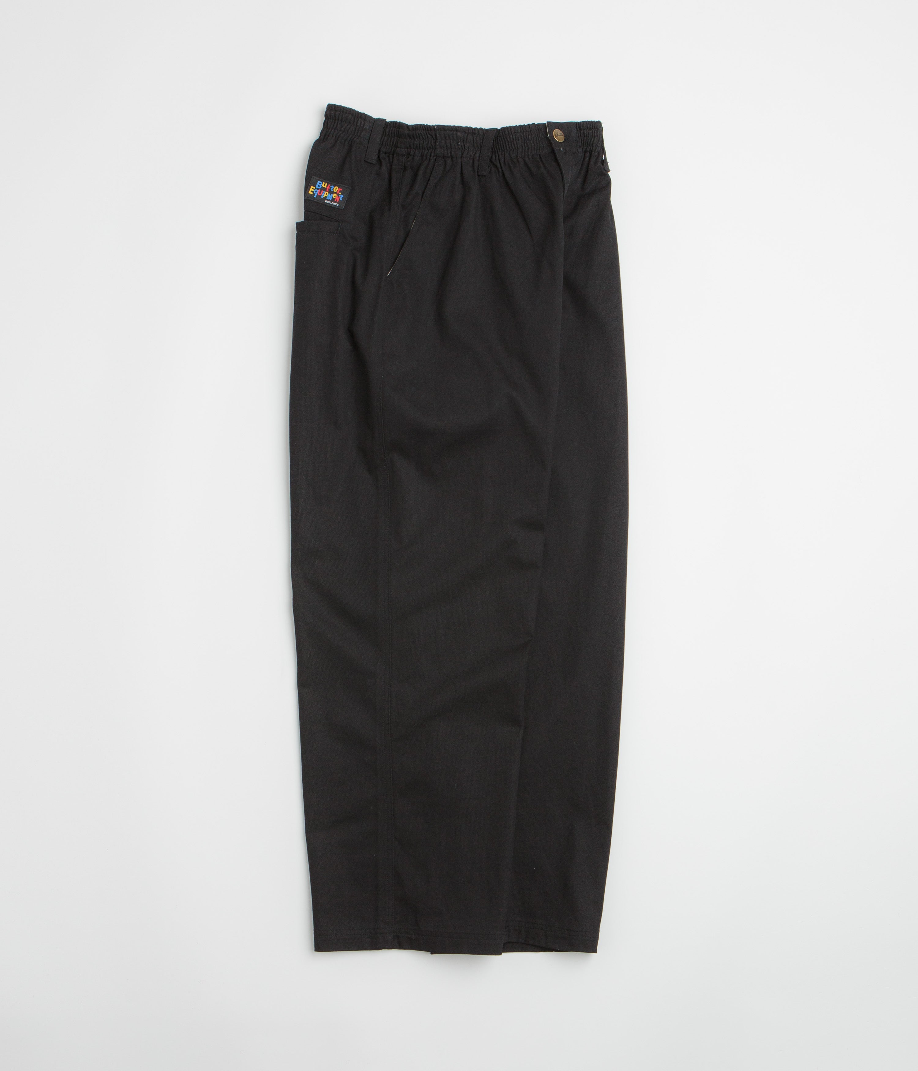 Butter Goods Wide Leg Pants - Black / Black