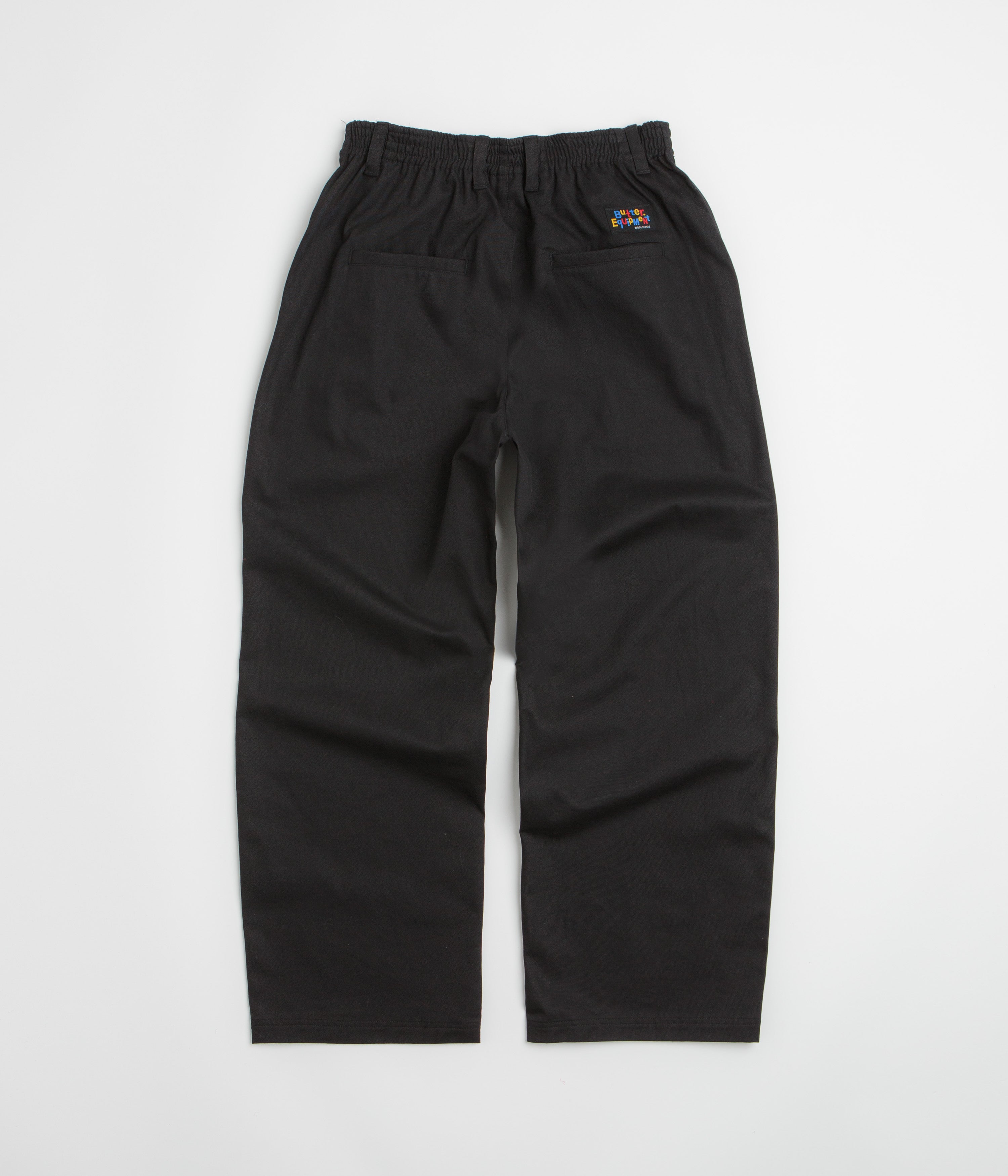 Butter Goods Wide Leg Pants - Black / Black