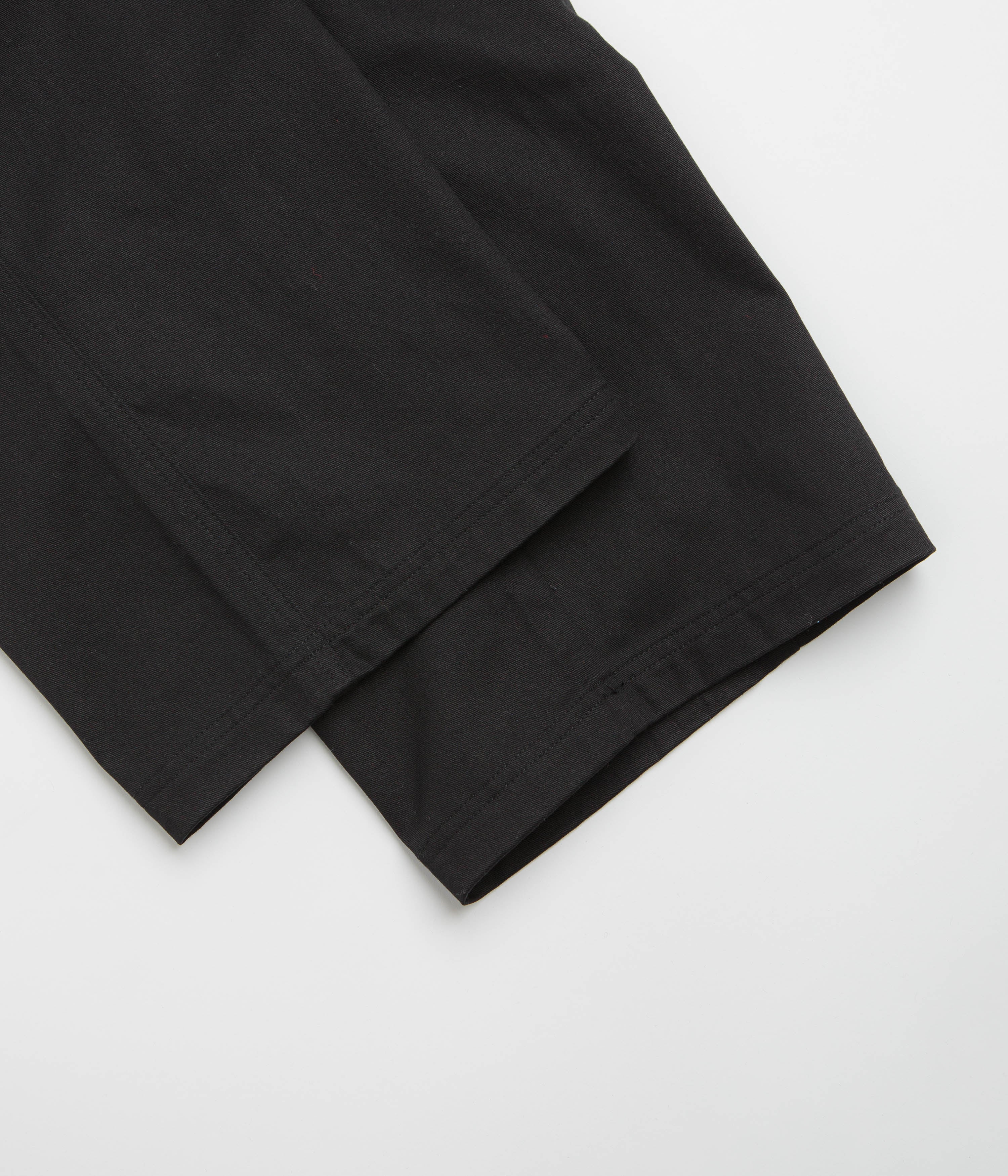 Butter Goods Wide Leg Pants - Black / Black