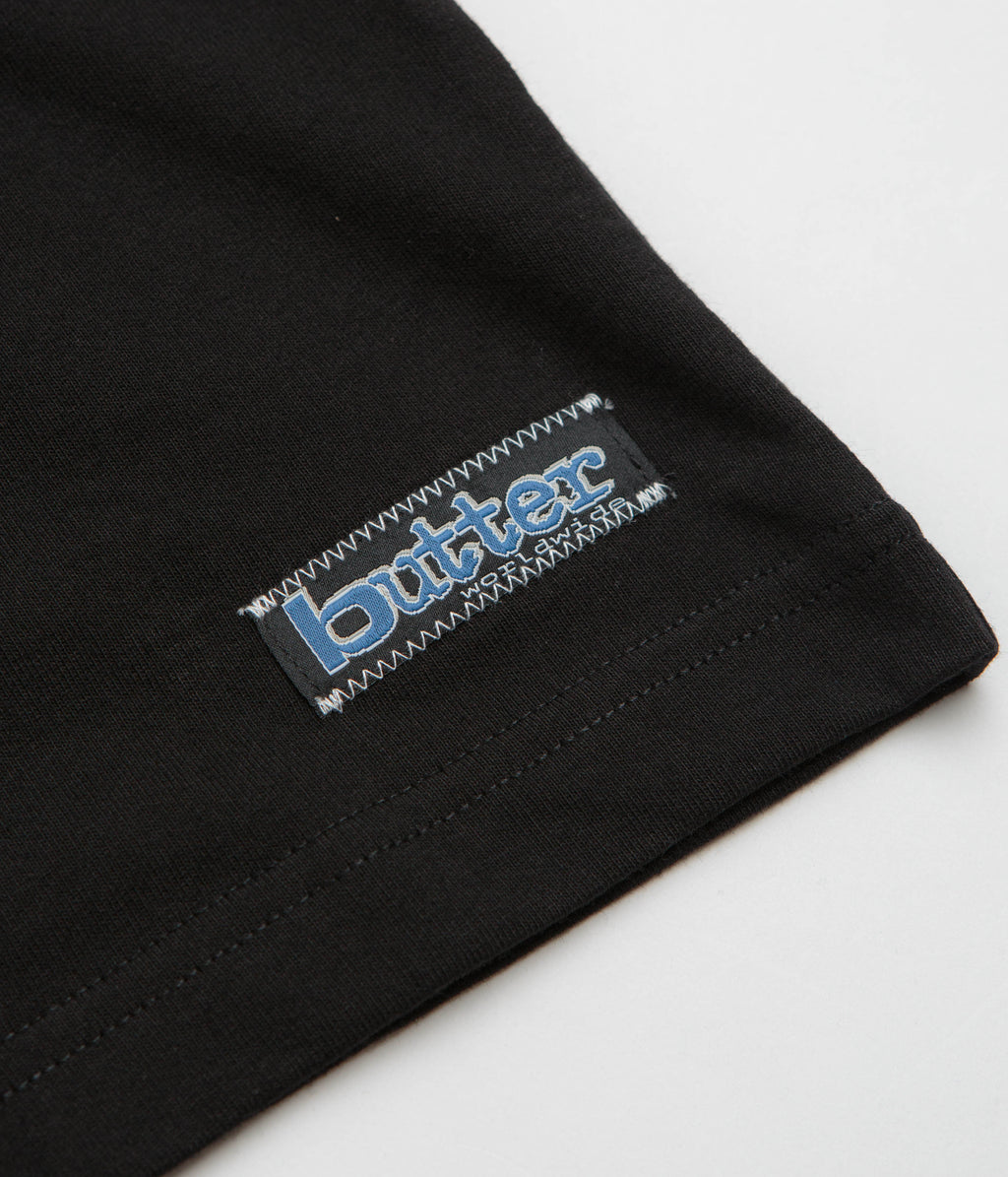 Butter Goods Worldwide Panelled T-Shirt - Black