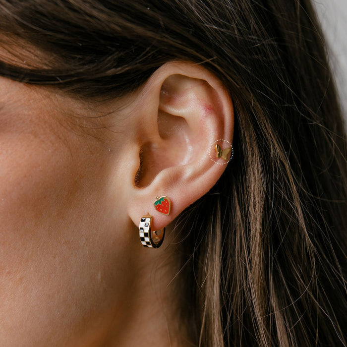 Butterfly Flat Back Stud