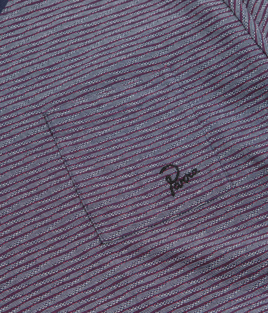 by Parra Crooked Stripe T-Shirt - Blue