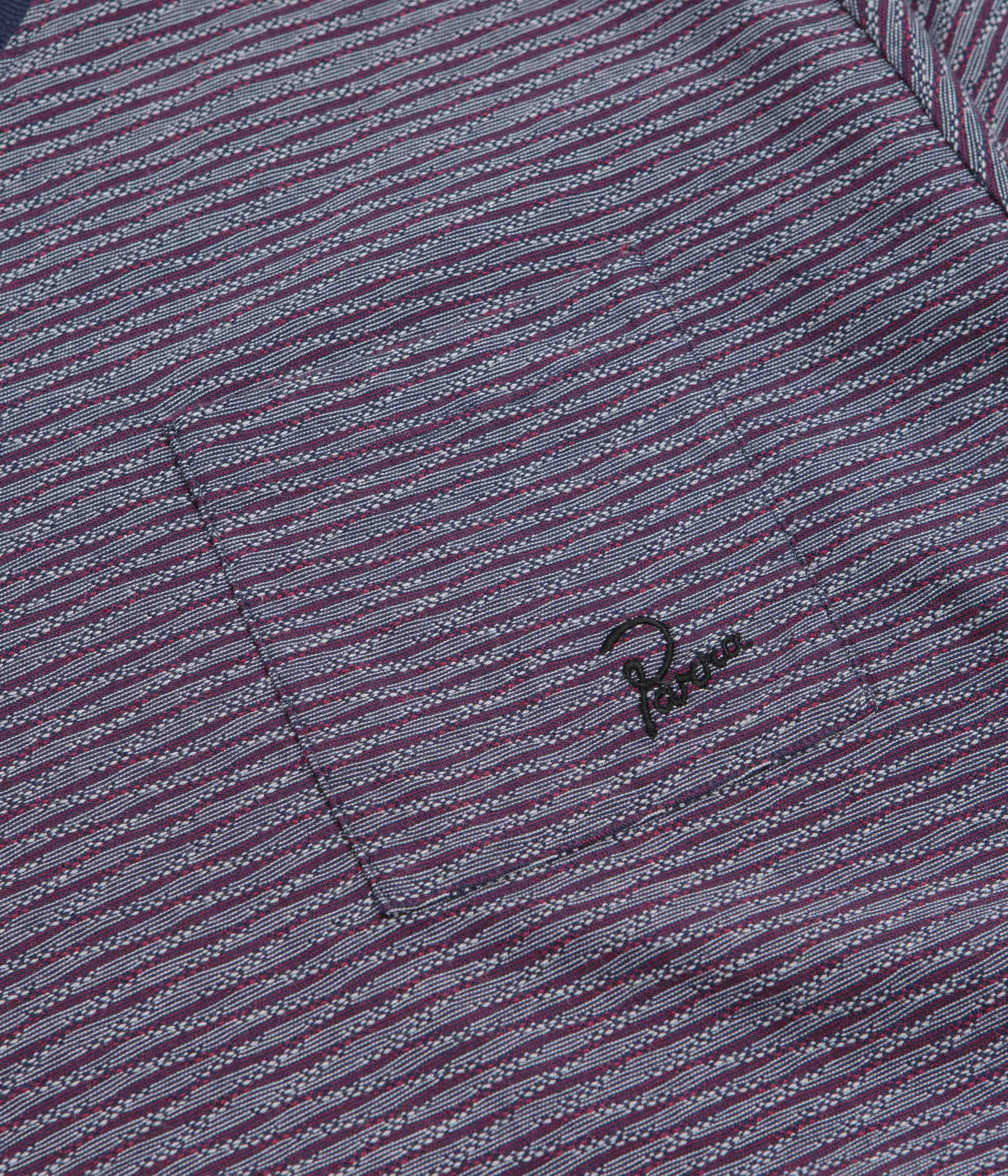 by Parra Crooked Stripe T-Shirt - Blue