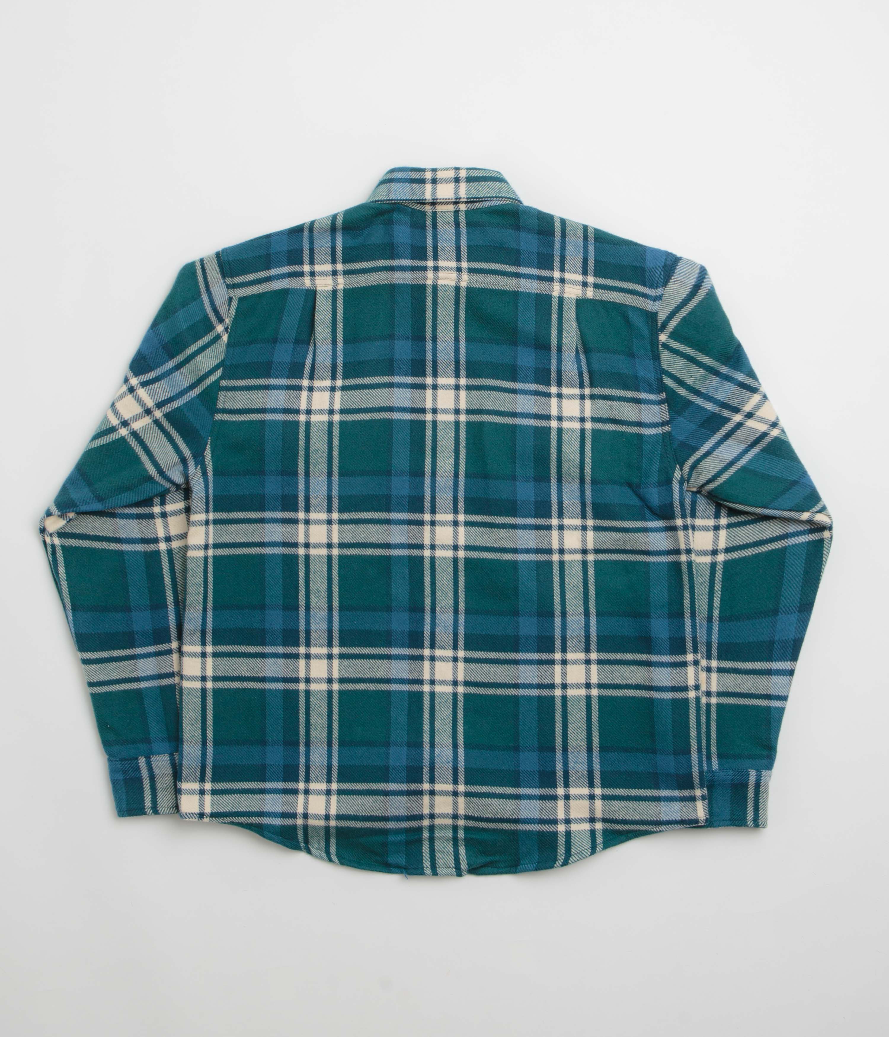by Parra Crow Flannel Shirt - Pine Green