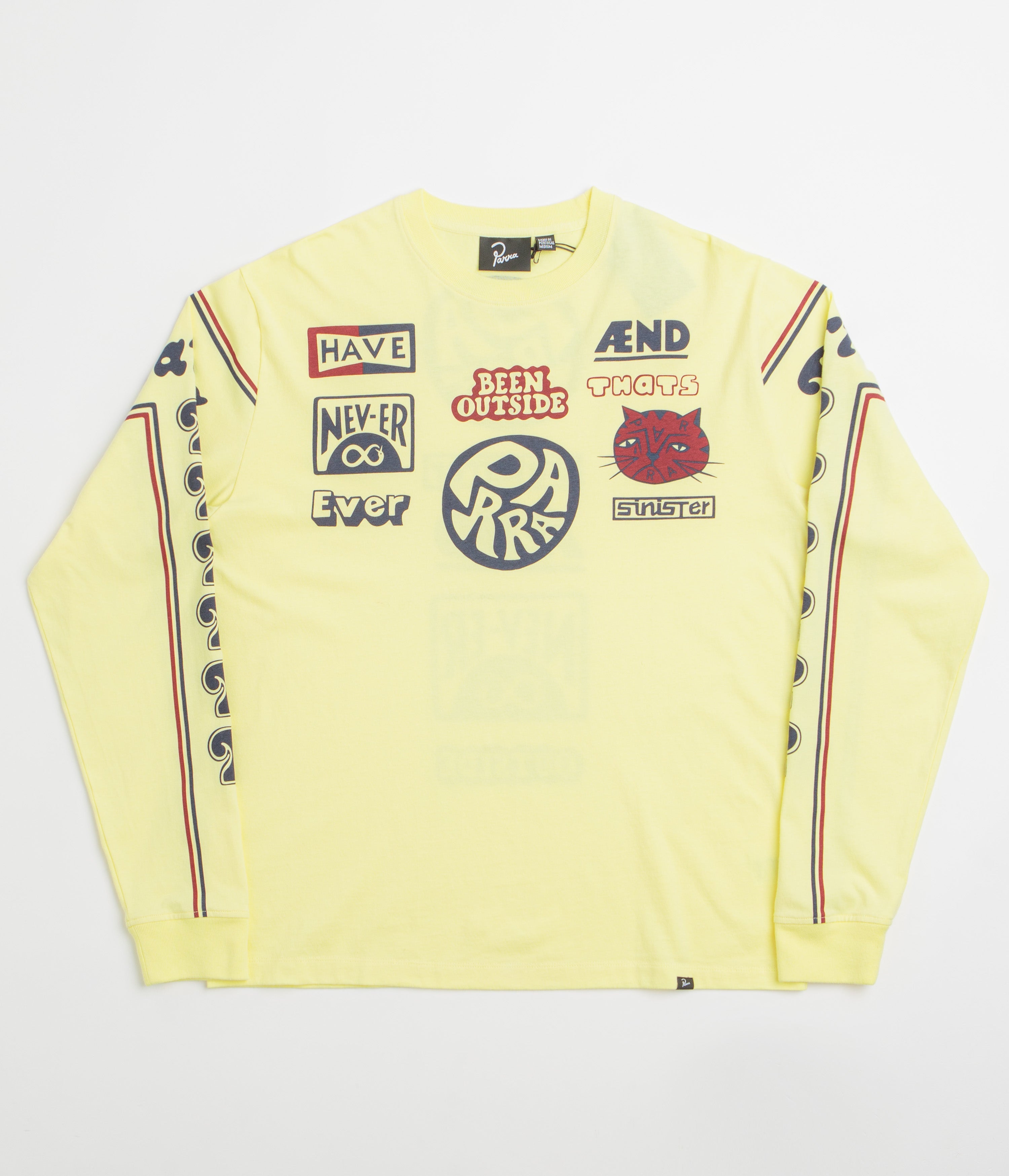 by Parra Never Sinister Long Sleeve T-Shirt - Yellow