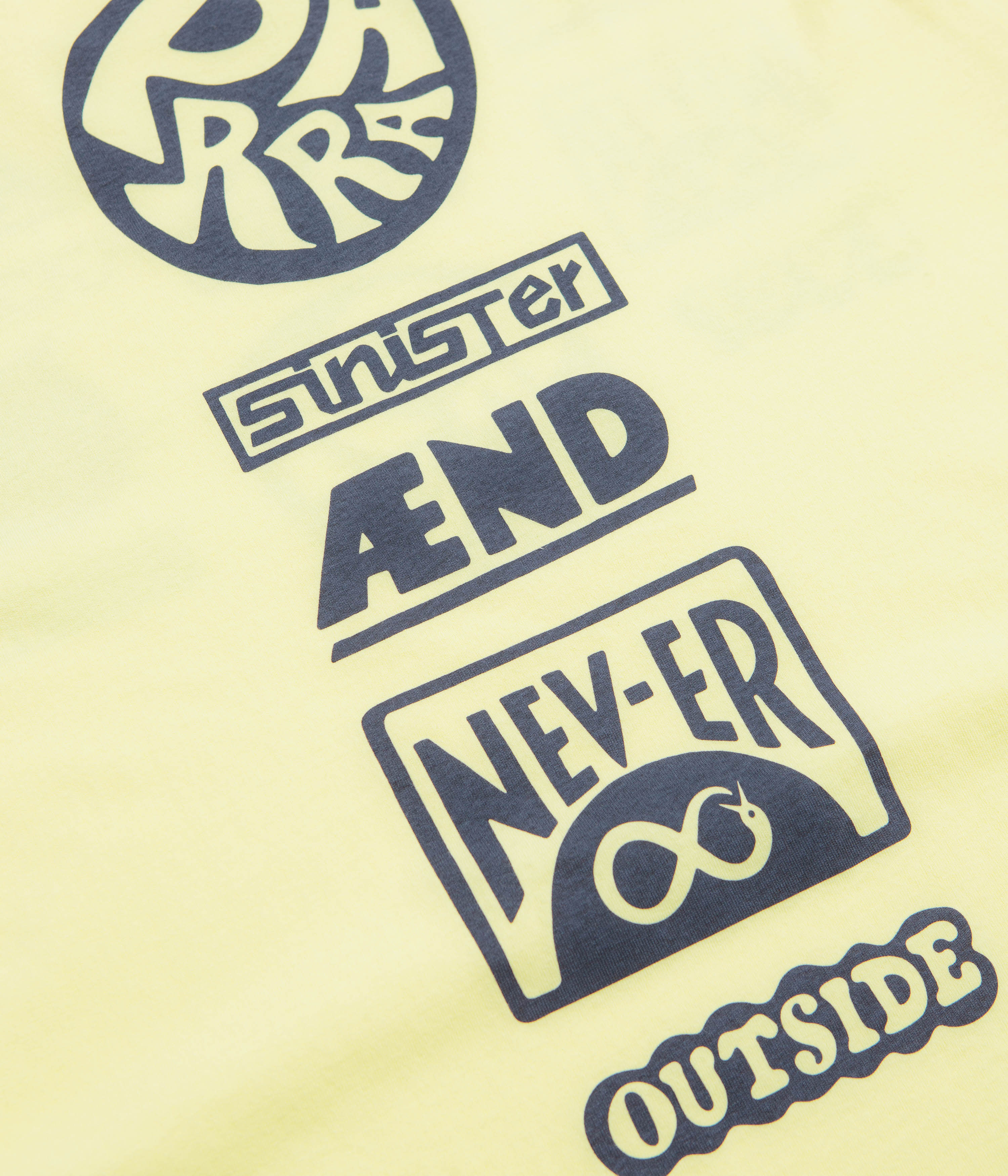 by Parra Never Sinister Long Sleeve T-Shirt - Yellow