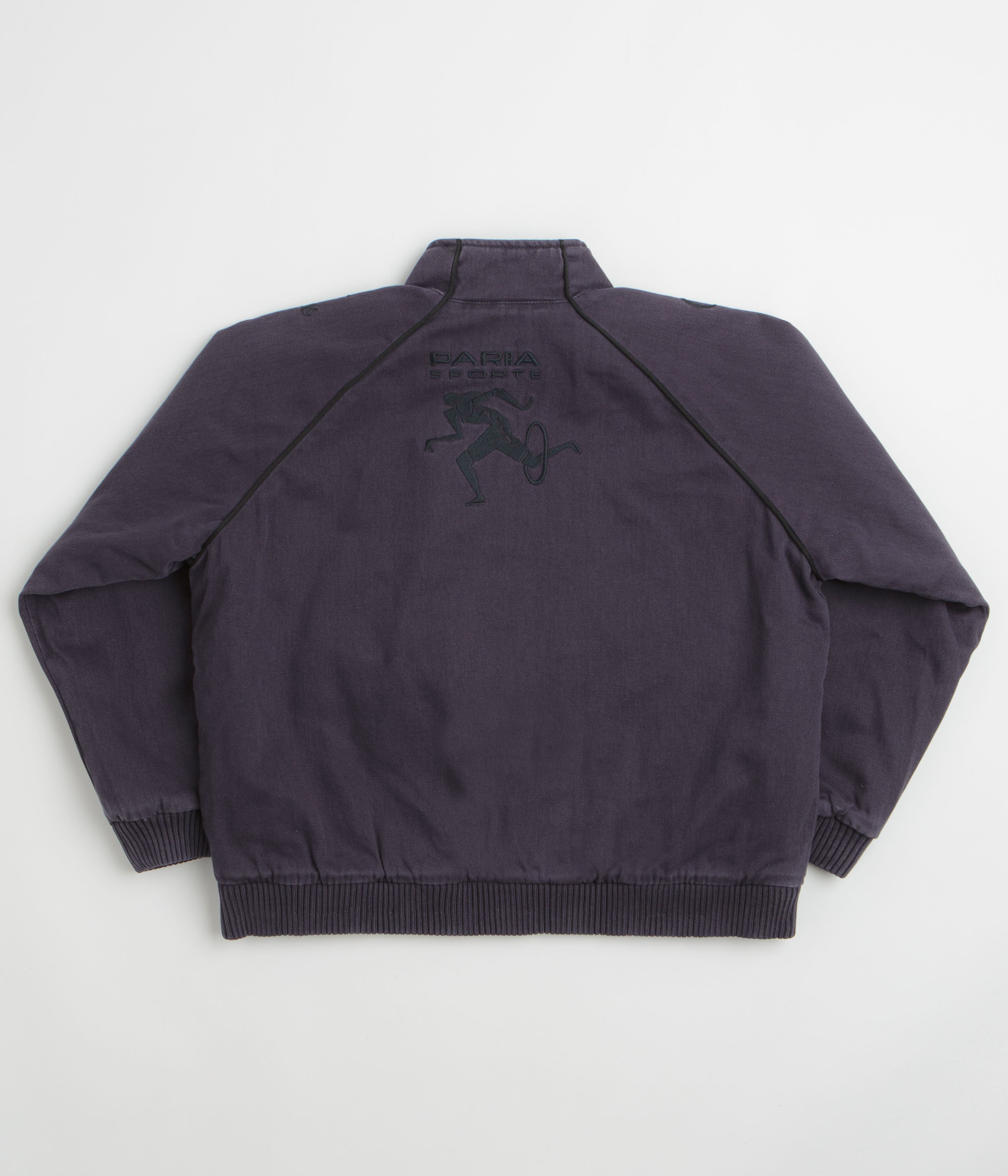 by Parra Owl Meets Rat Racing Jacket - Blue
