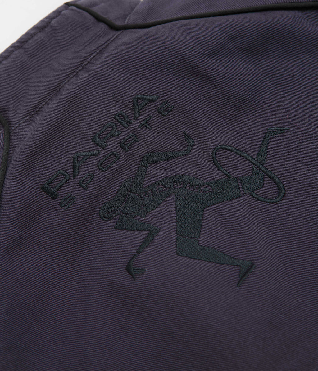 by Parra Owl Meets Rat Racing Jacket - Blue