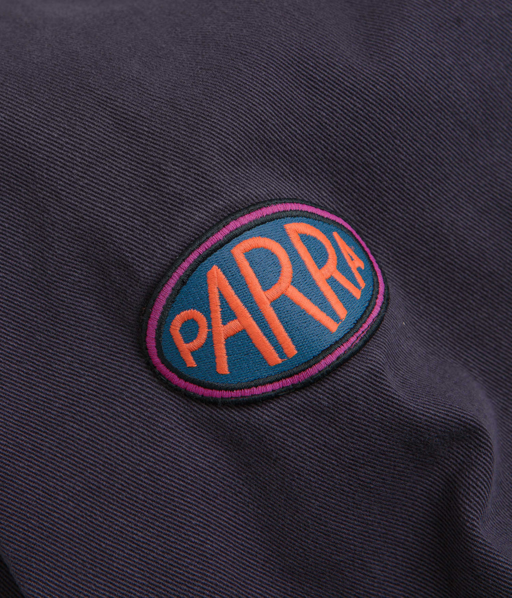 by Parra Owl Meets Rat Racing Jacket - Blue