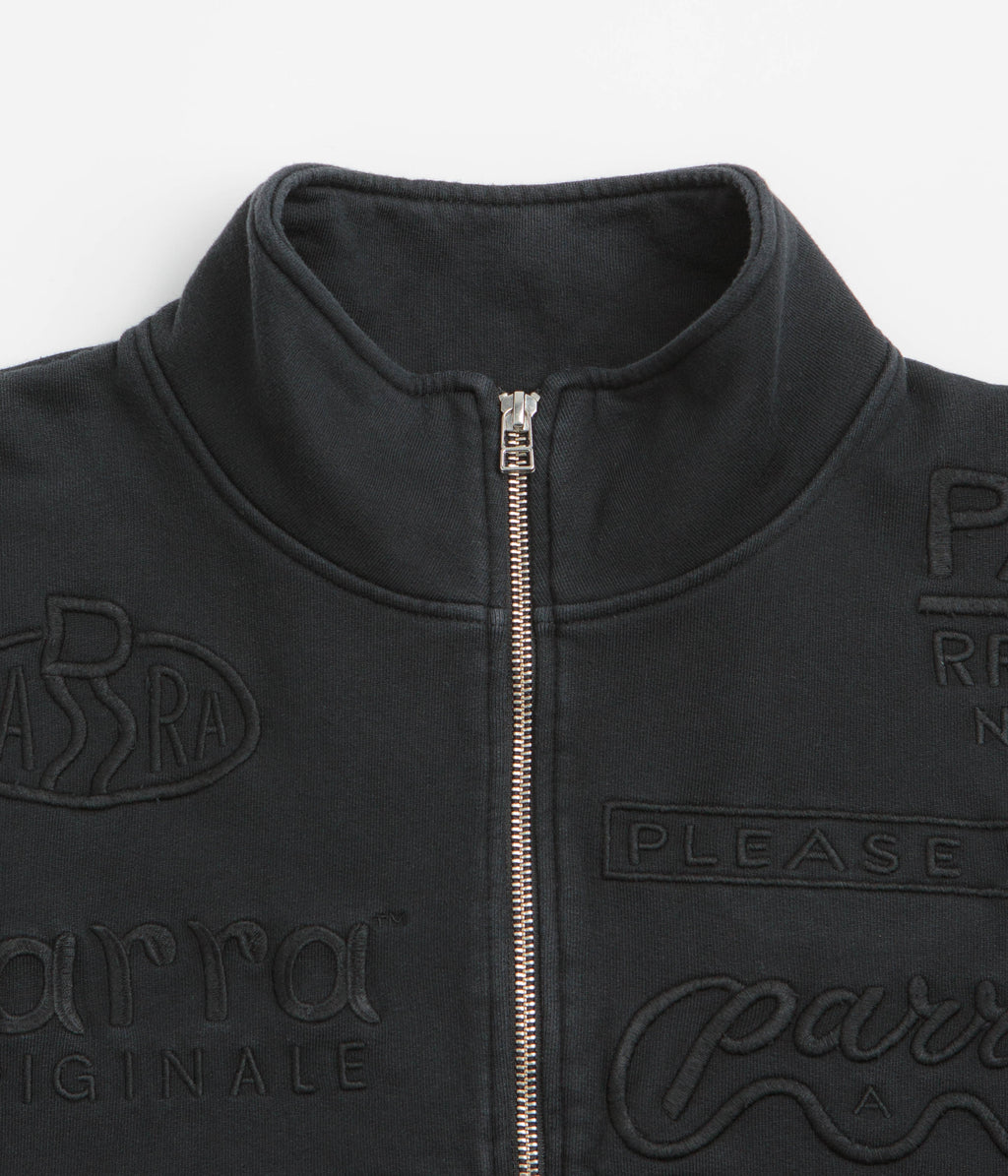 by Parra Media Training Quarter Zip Sweatshirt - Black