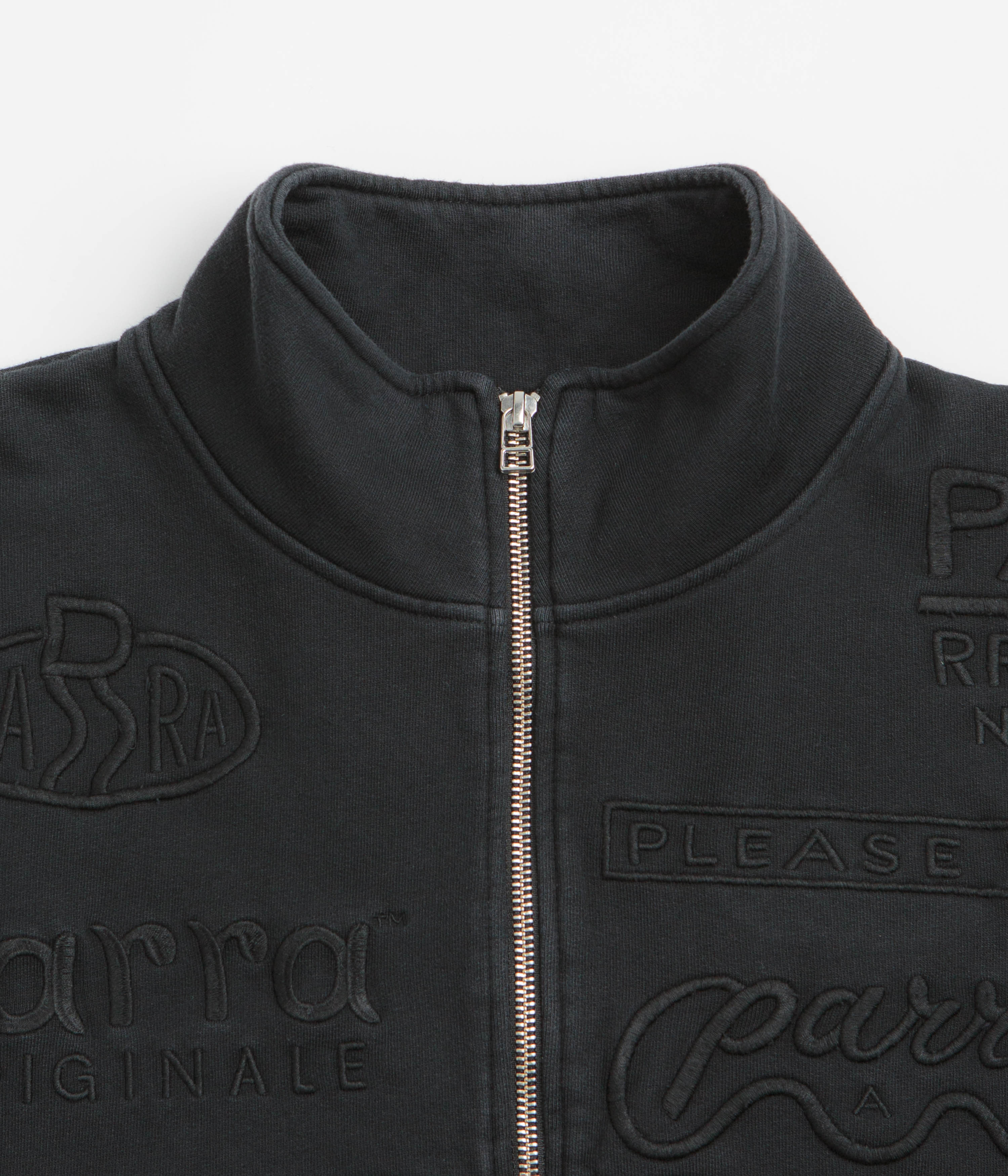 by Parra Media Training Quarter Zip Sweatshirt - Black