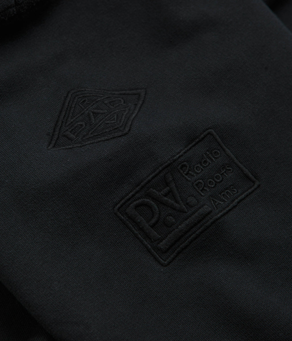 by Parra Media Training Quarter Zip Sweatshirt - Black