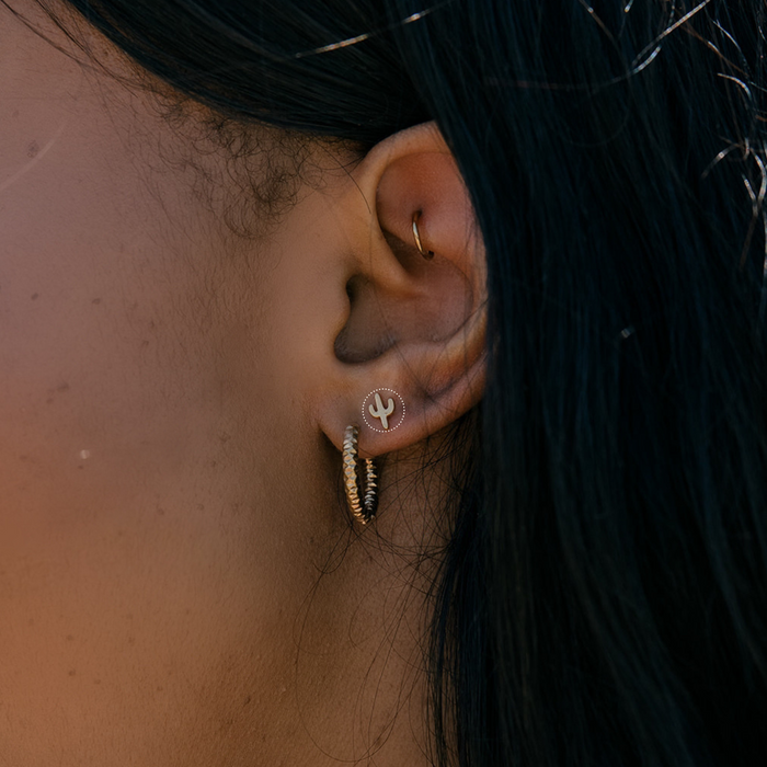 Cactus Flat Back Stud