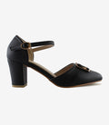 Camilla Black – Slingback Block Heels for Women