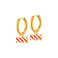 Candy Charm Hoops