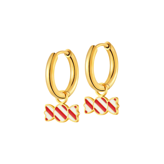 Candy Charm Hoops