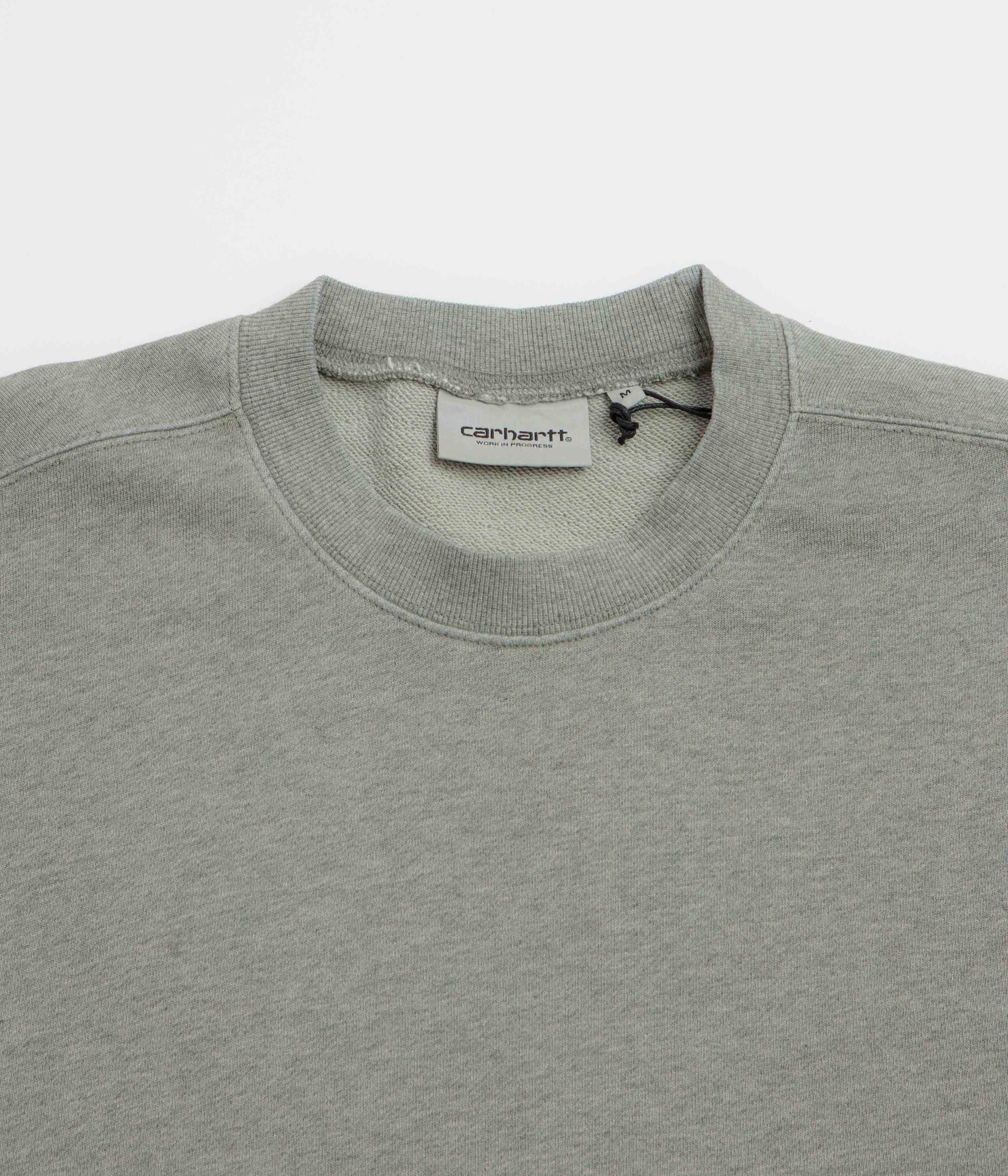 Carhartt Caspian Crewneck Sweatshirt - Shady Green Heather