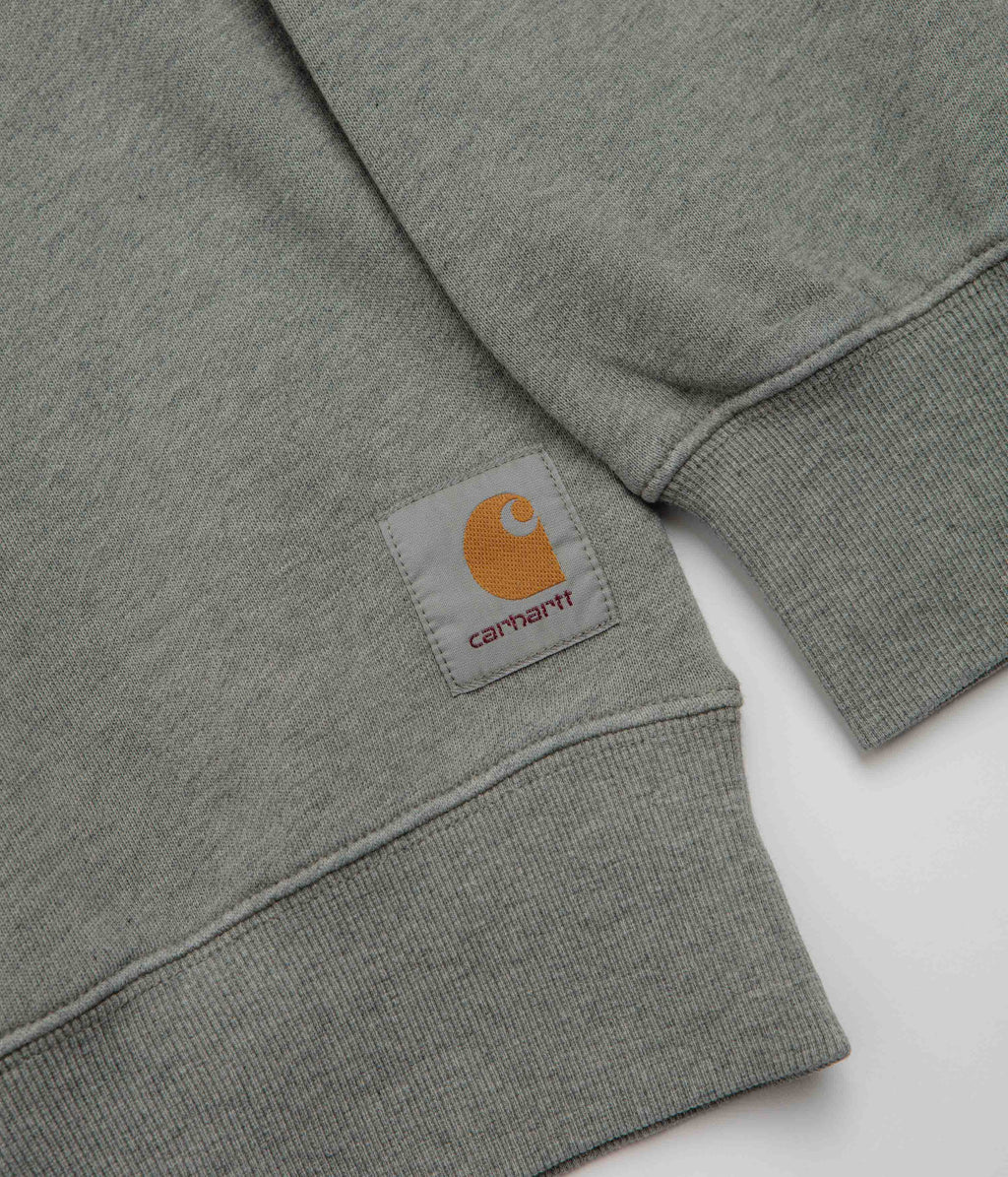 Carhartt Caspian Crewneck Sweatshirt - Shady Green Heather