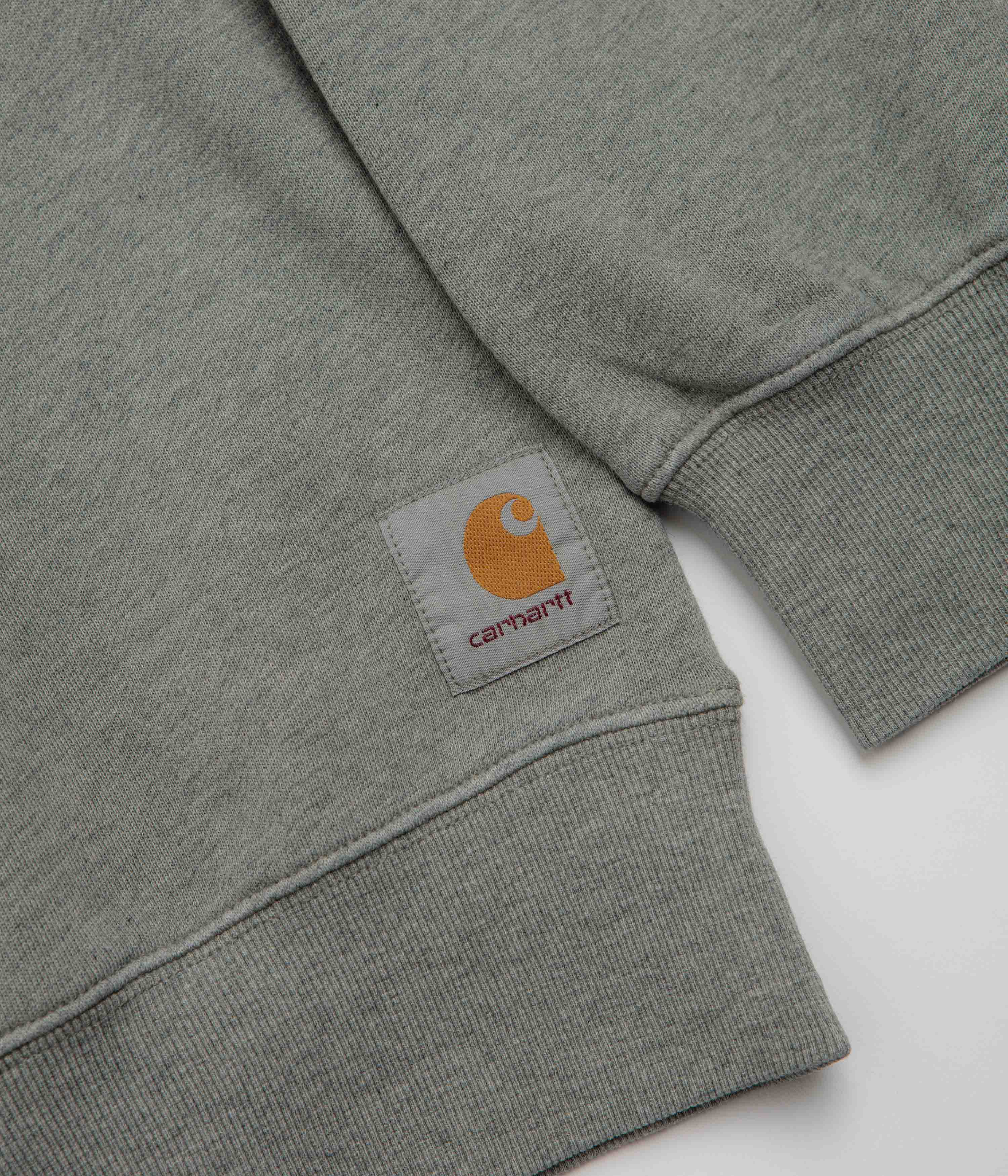 Carhartt Caspian Crewneck Sweatshirt - Shady Green Heather