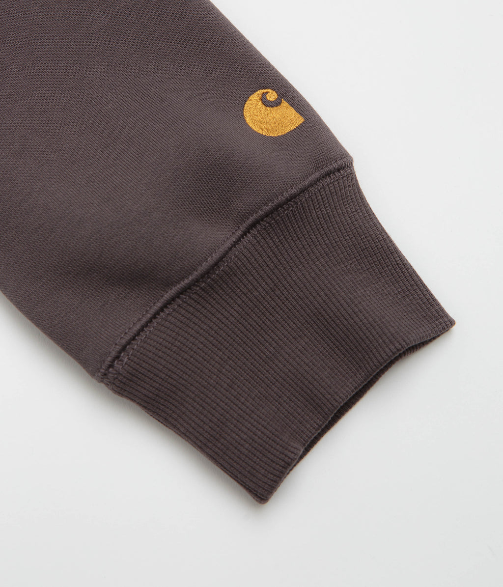 Carhartt Chase Hoodie - Shale / Gold