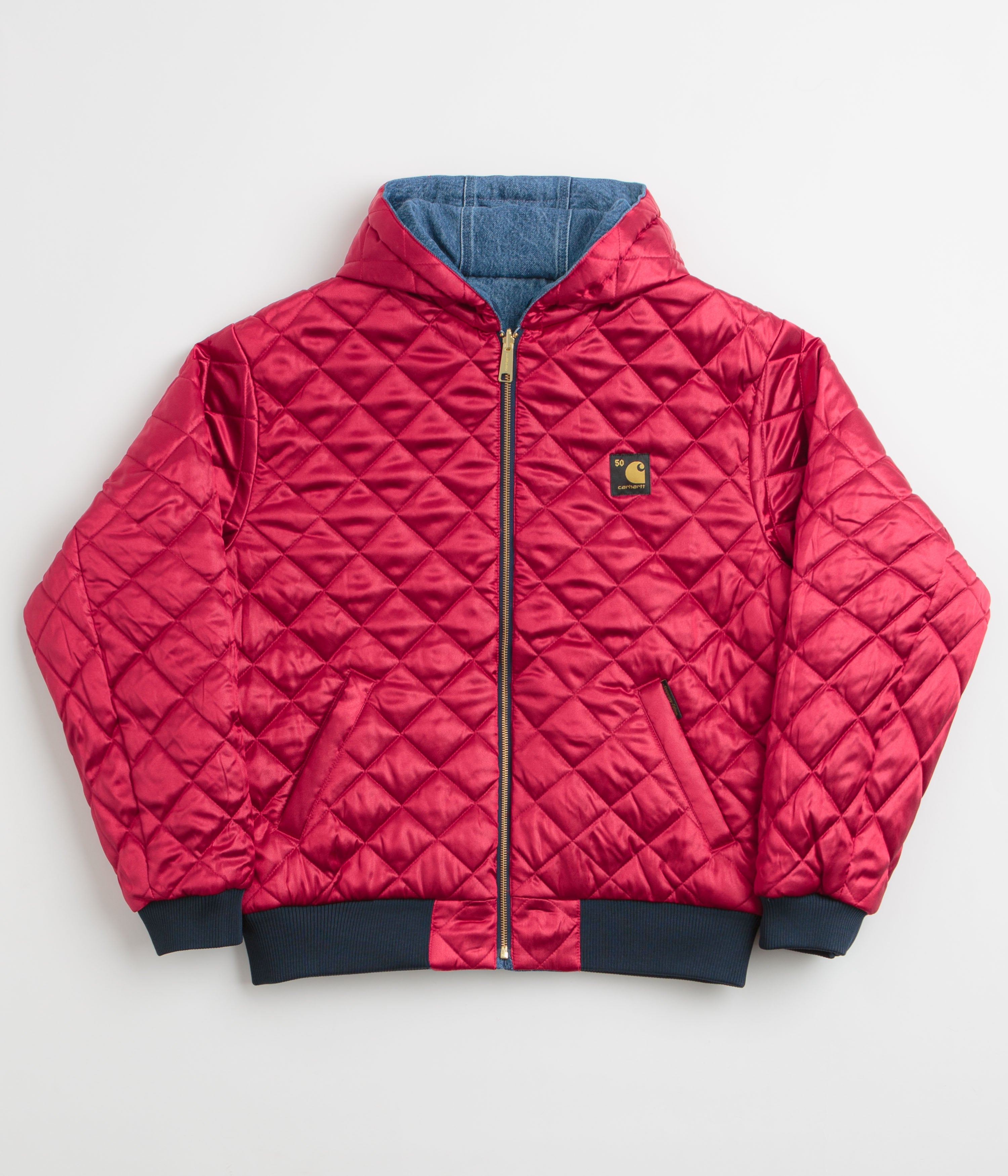 Carhartt Denim OG Active Jacket - Blue / USA Red