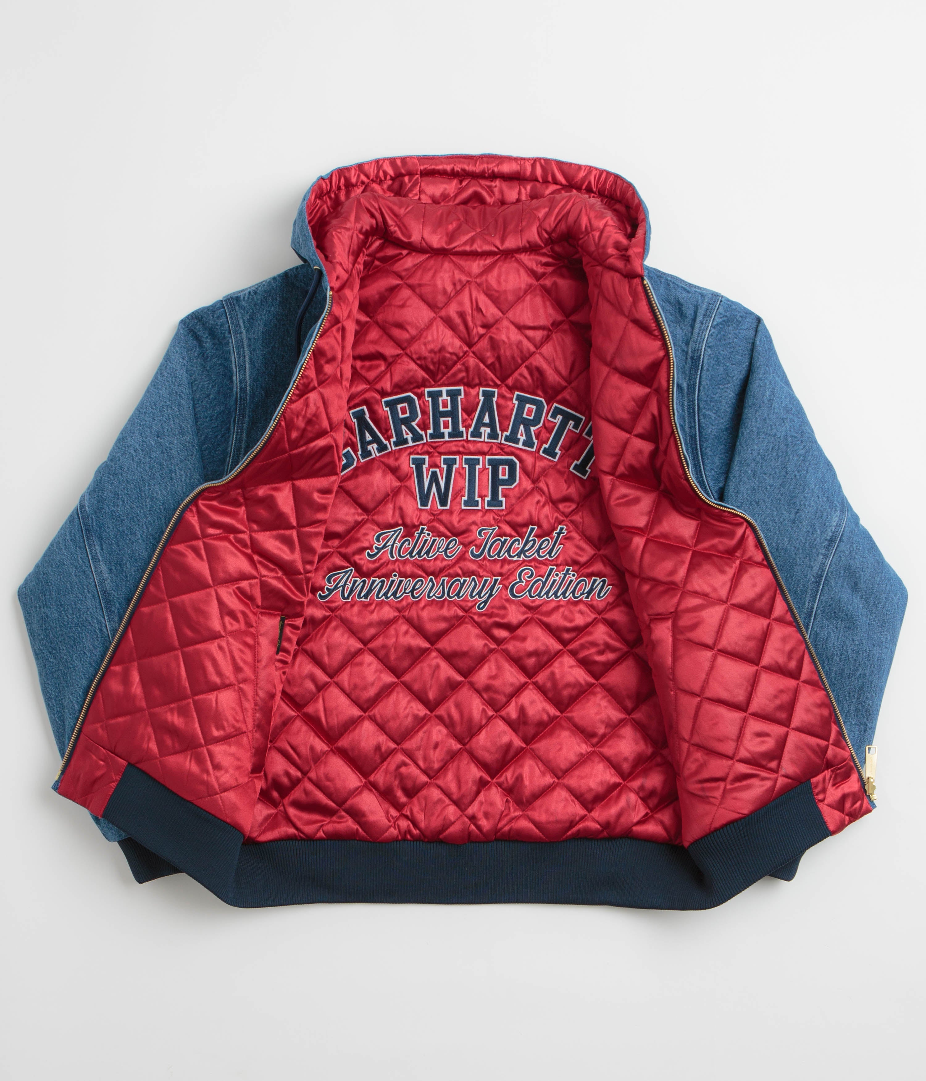 Carhartt Denim OG Active Jacket - Blue / USA Red