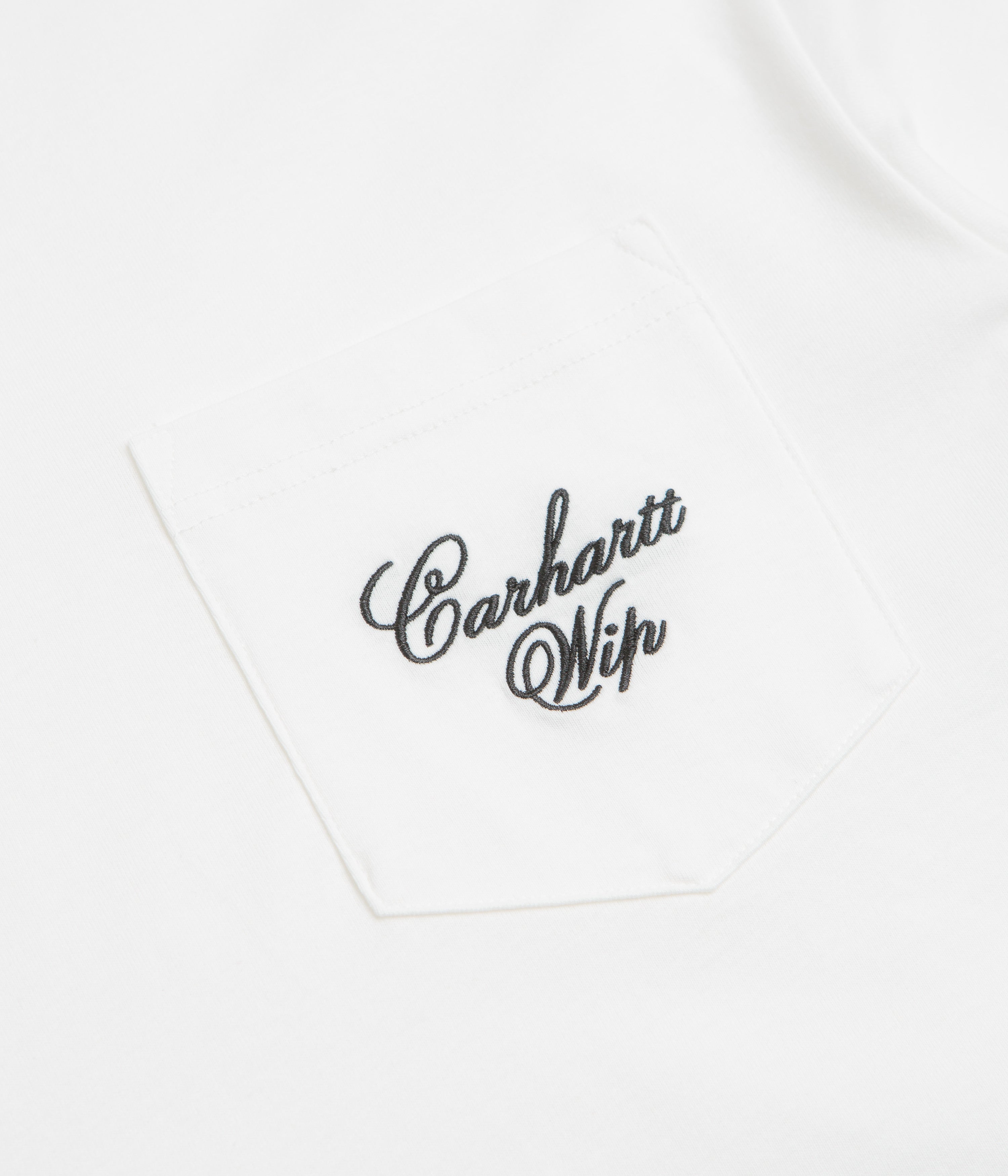 Carhartt Longhand Pocket T-Shirt - White / Black