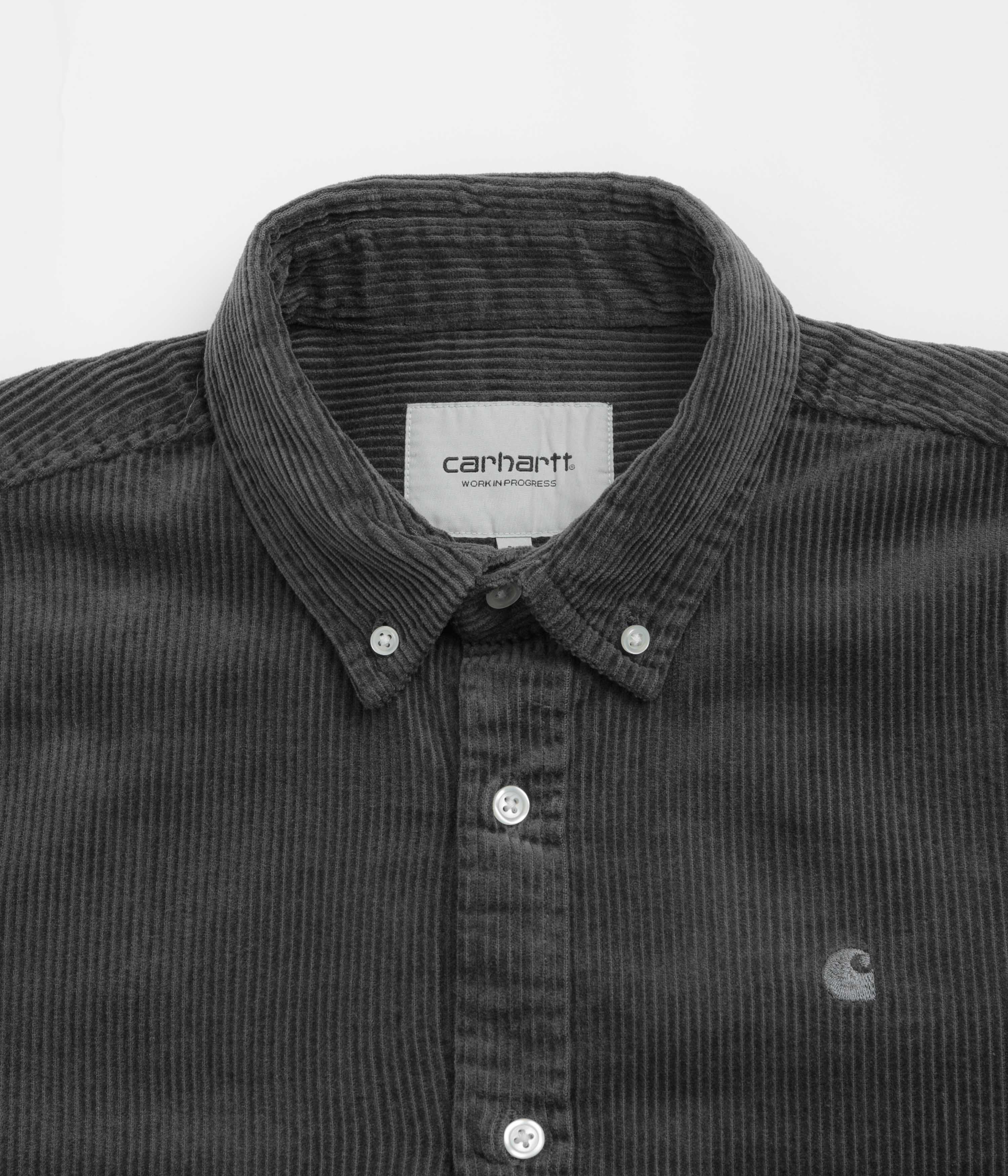 Carhartt Madison Cord Shirt - Graphite / Graphite