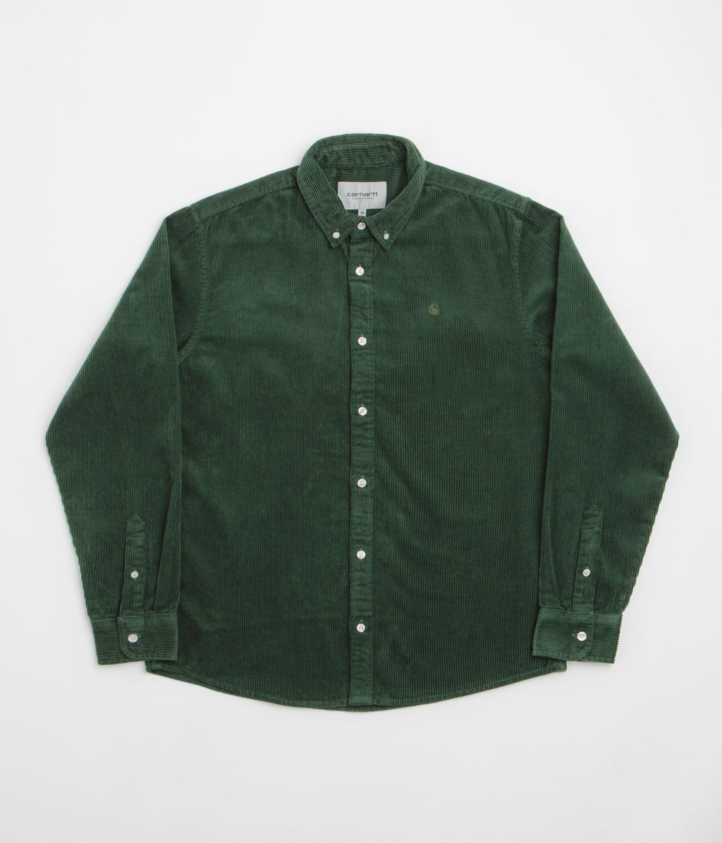 Carhartt Madison Cord Shirt - Sycamore Tree / Sycamore Tree
