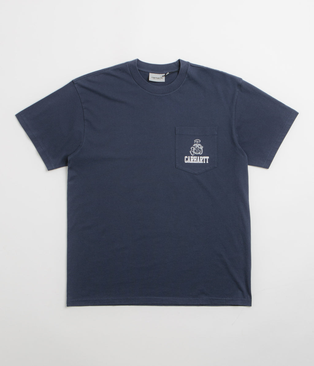 Carhartt Pond Corps Pocket T-Shirt - Blue