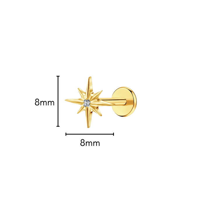 Celestial Flat Back Stud