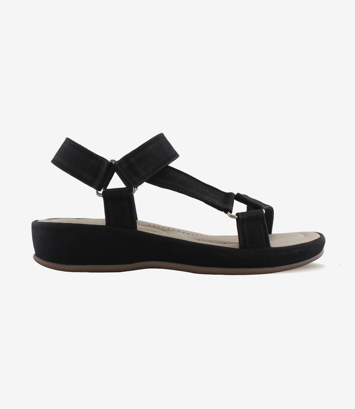 Chloe Black – Adjustable Comfort Sandals for Women