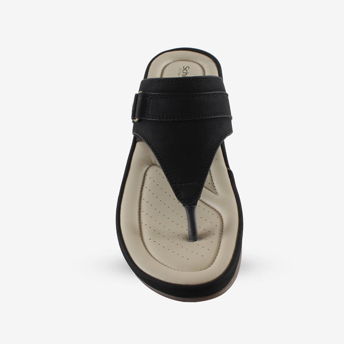 Chloe Black Thong – Adjustable Comfortable Sandals for Women