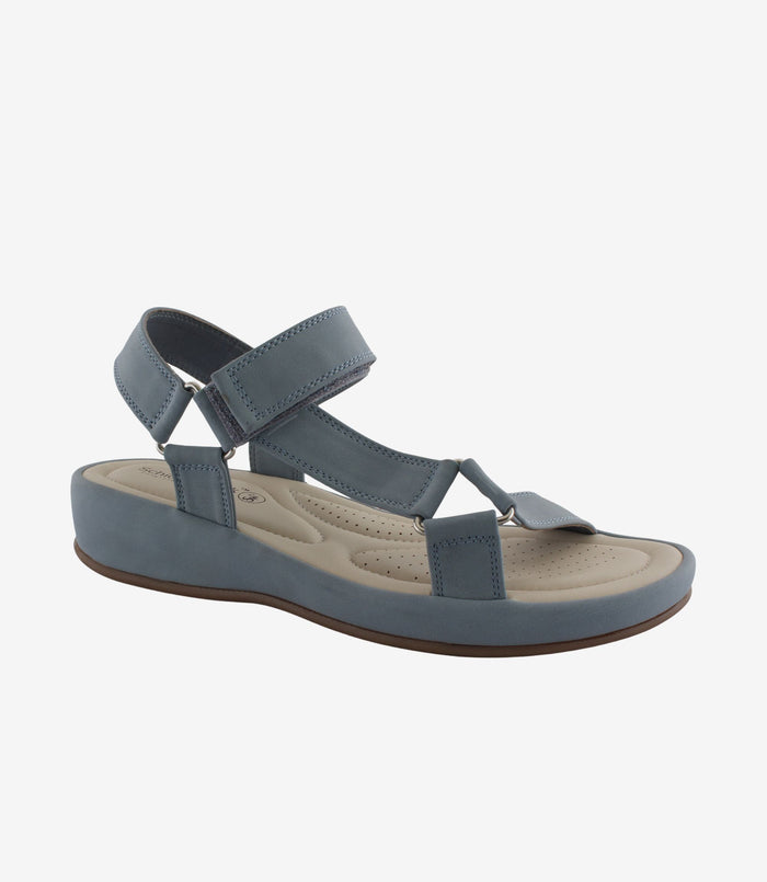 Chloe Blue – Adjustable Comfort Sandals for Women