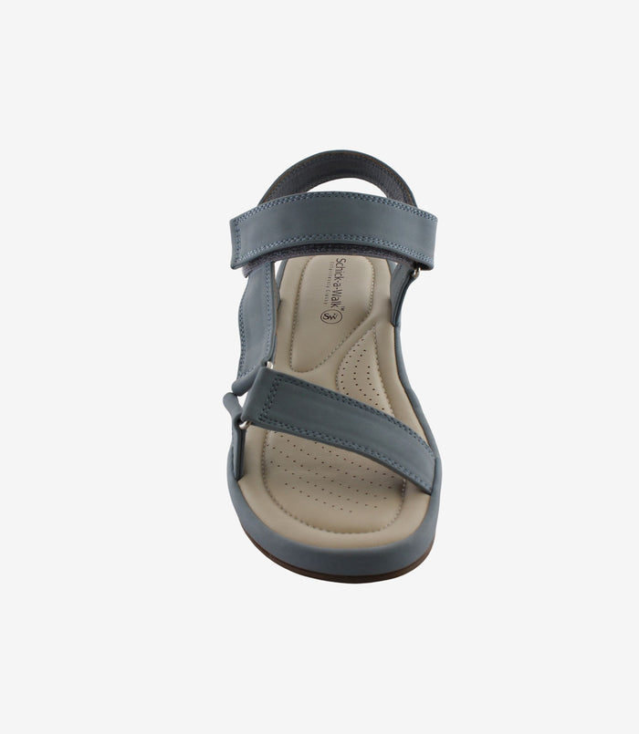 Chloe Blue – Adjustable Comfort Sandals for Women