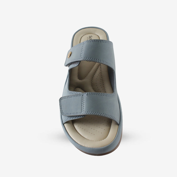 Chloe Blue Slides – Adjustable Comfortable Slides for Women