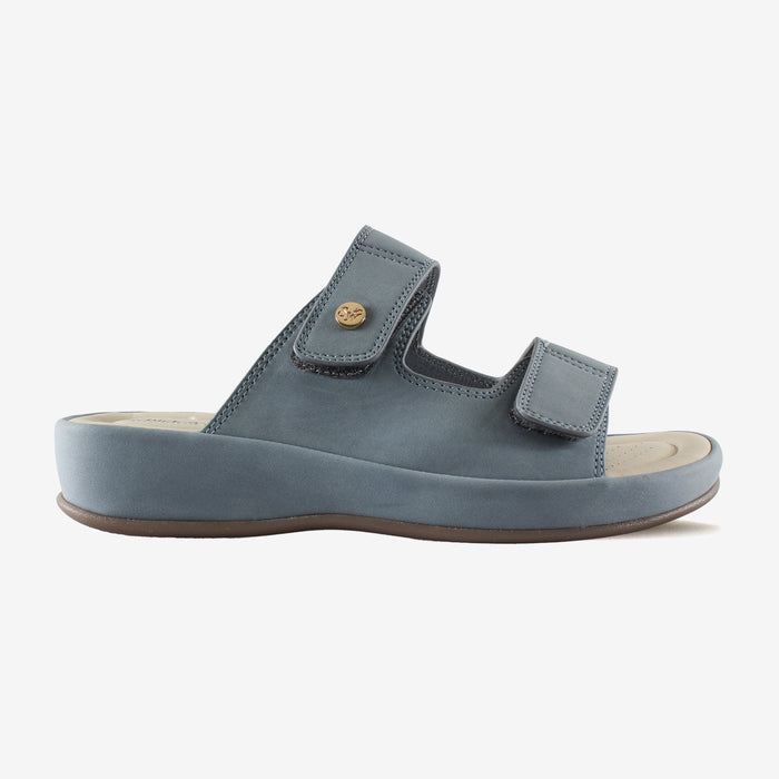 Chloe Blue Slides – Adjustable Comfortable Slides for Women