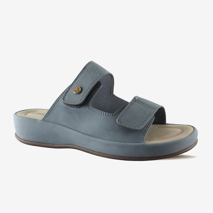 Chloe Blue Slides – Adjustable Comfortable Slides for Women