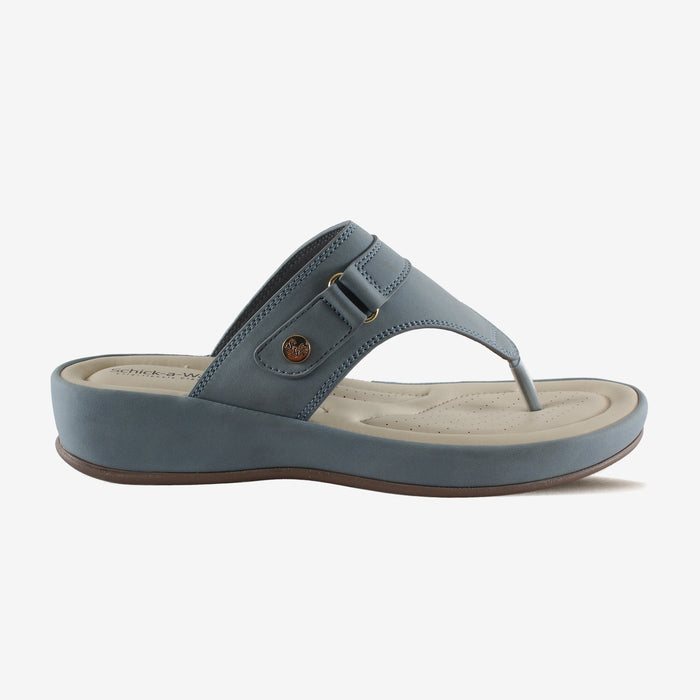 Chloe Blue Thong – Adjustable Comfortable Sandals for Women