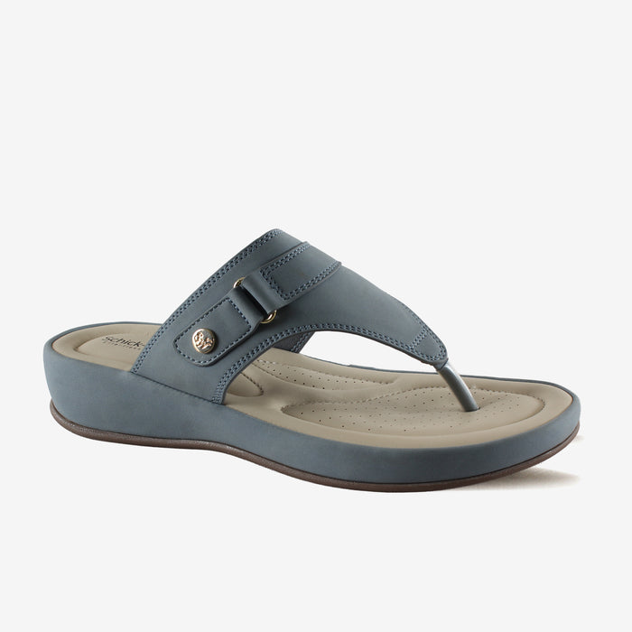 Chloe Blue Thong – Adjustable Comfortable Sandals for Women