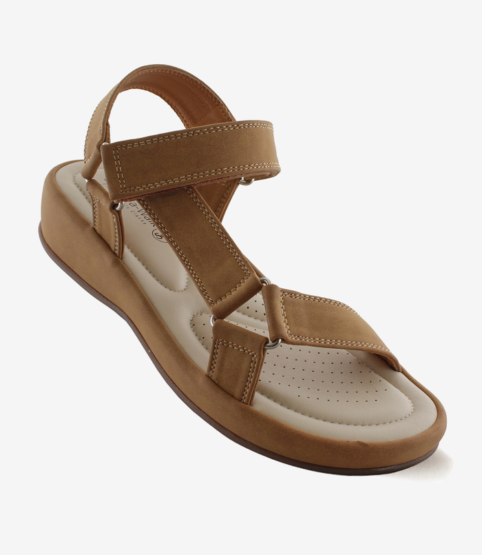 Chloe Tan – Adjustable Comfort Sandals for Women